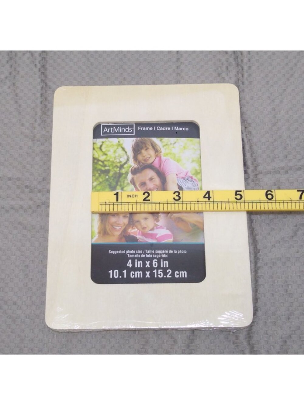 ArtMinds Unfinished Frame 4x6 in. Set of 2 Portrait or Landscape Natural Finish - Picture 6 of 7